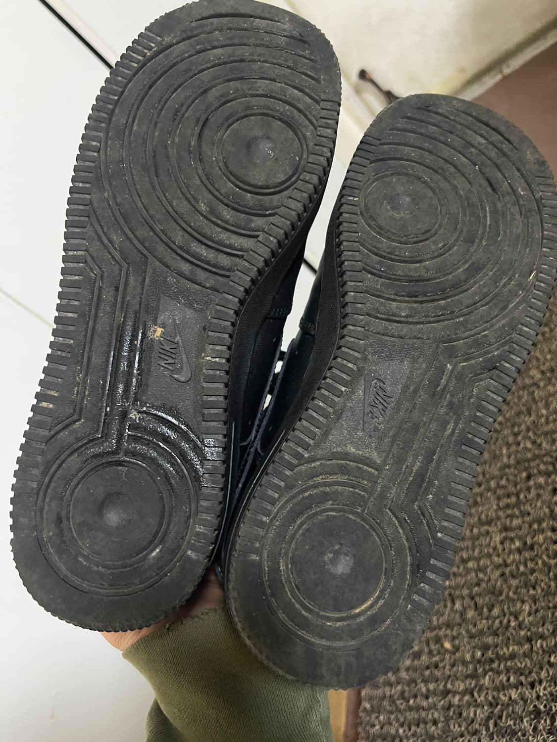 나이키 에어포스 올검 블랙 255 상품이미지4