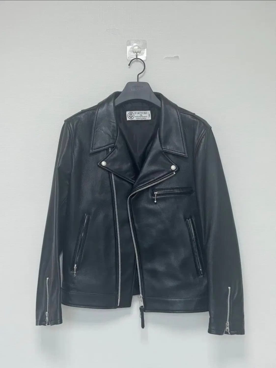 디아프바인 더블 라이더 가죽 자켓 램스킨 상품이미지1