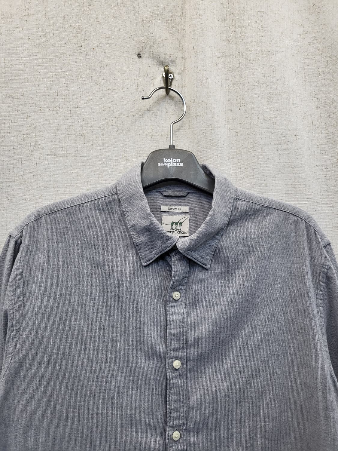 헨리 코튼 남성 셔츠 그레이 상품이미지3