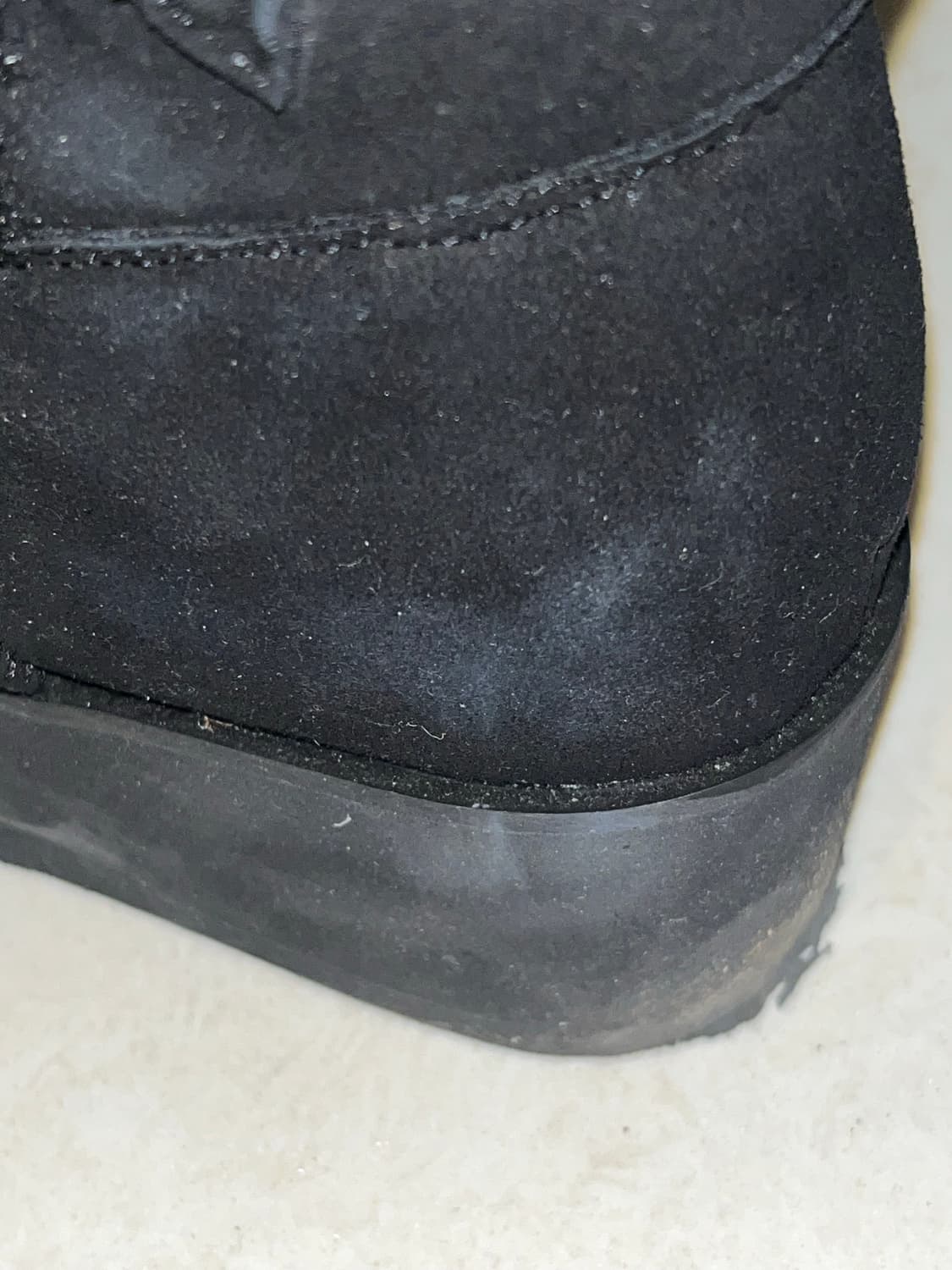 다이닛 FUR BUTTON BOOTS IN BLACK 상품이미지3