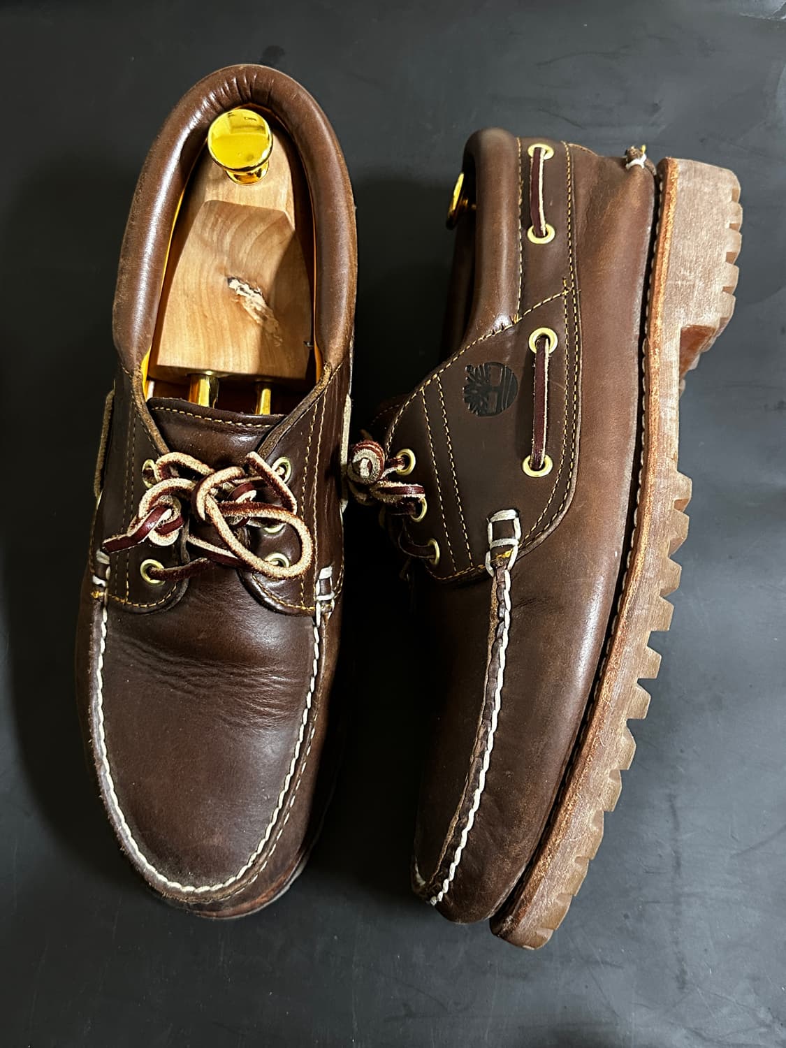 [US10] 팀버랜드 3아이 보트슈즈 브라운 상품이미지2