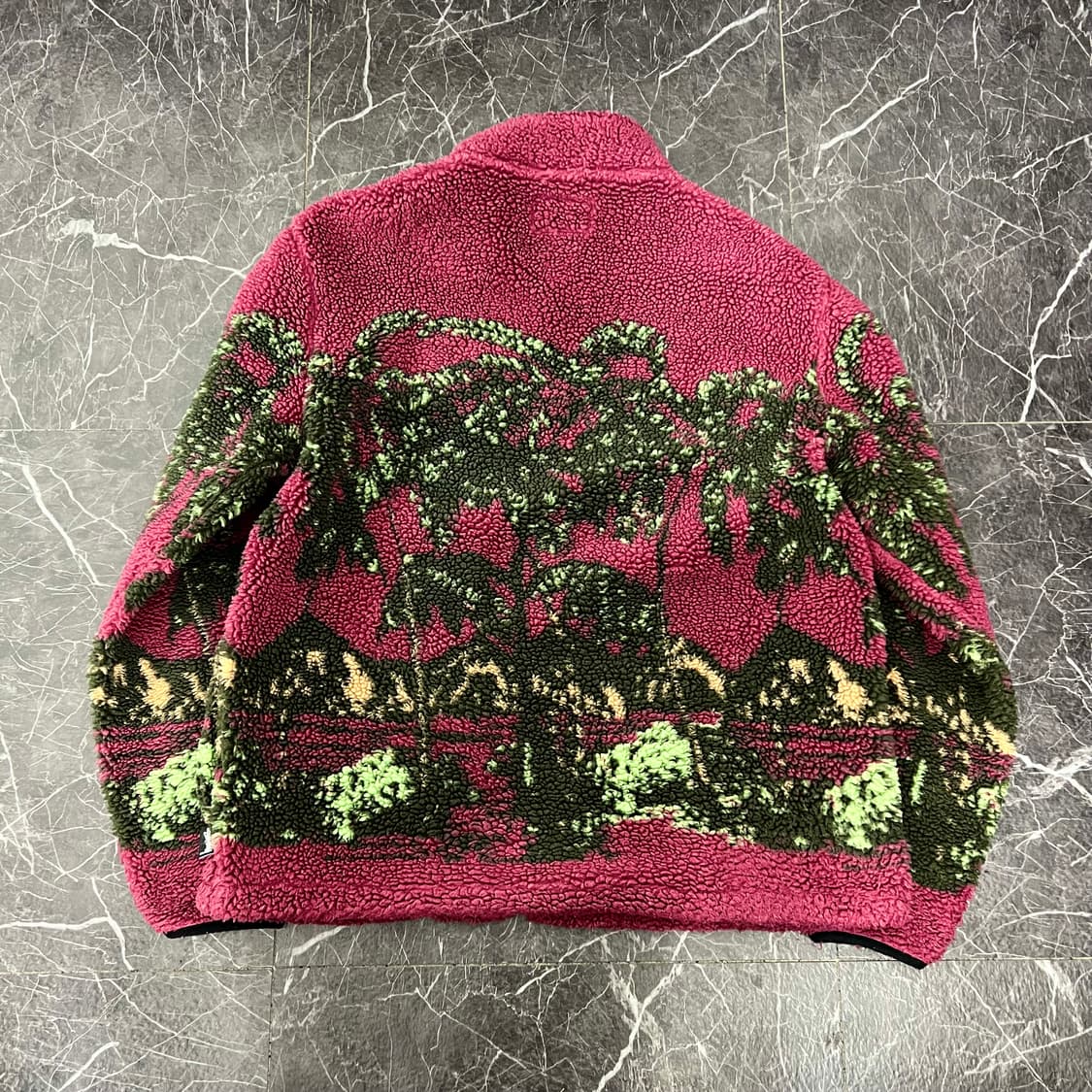 스투시 하와이안 자카드 플리스 집업 자켓 상품이미지3