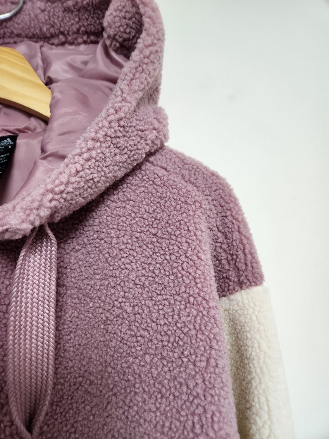 아디다스Adidas 투톤 후리스 자켓 S - J58 상품이미지3