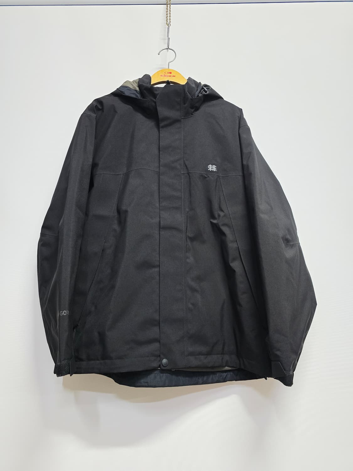 코오롱스포츠 남성 블랙 고어텍스 바람막이 자켓 상품이미지1