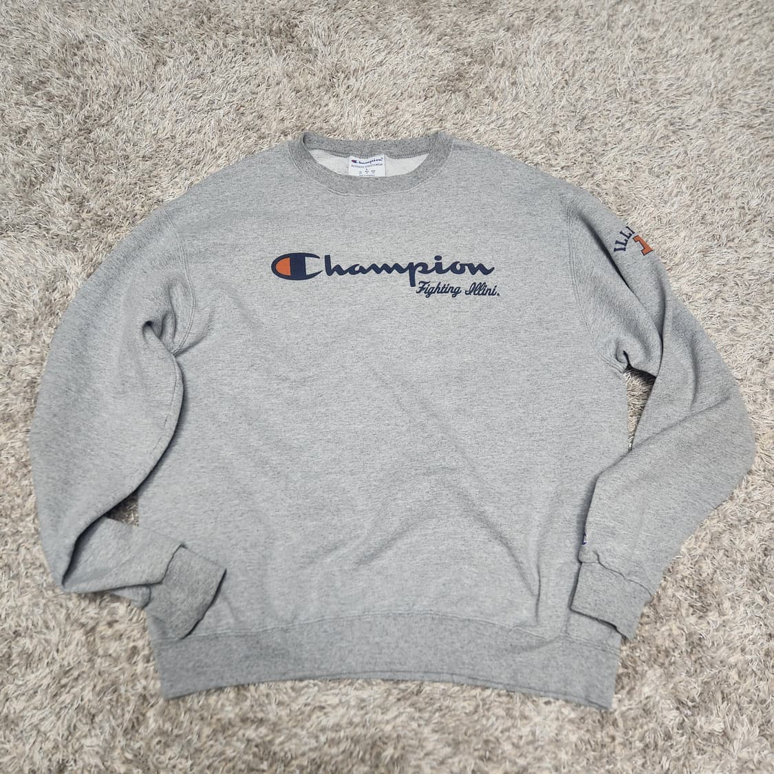 [정품] Champion 일리노이 대학교 컬리지 스웻셔츠 (L) 상품이미지1