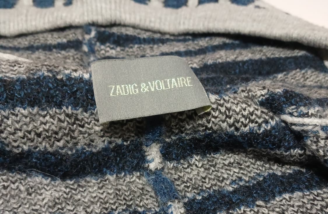 쟈딕앤볼테르 Zadig&Voltaire 지브라 패턴 니트 가디건 상품이미지3