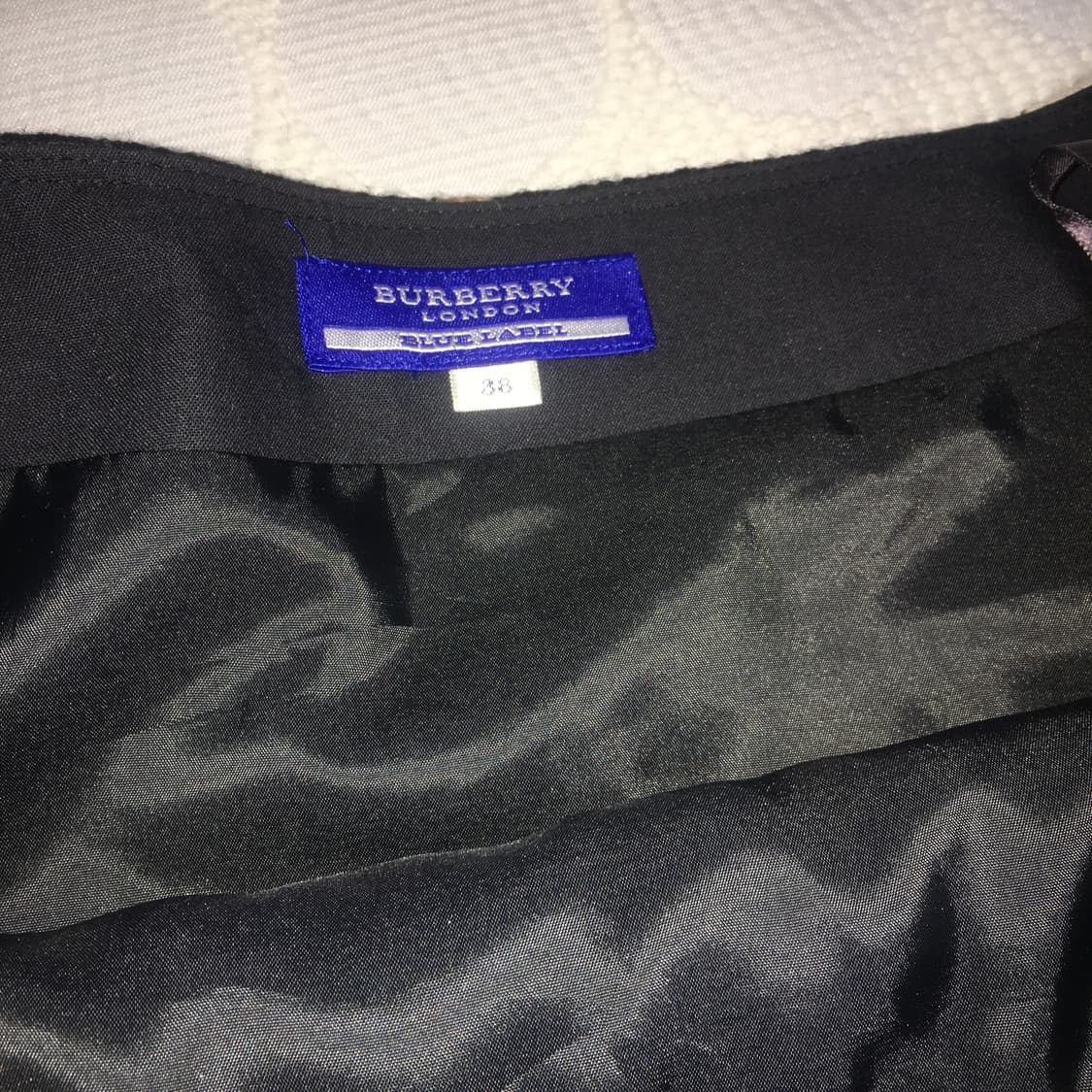 버버리 체크 울 치마 상품이미지4