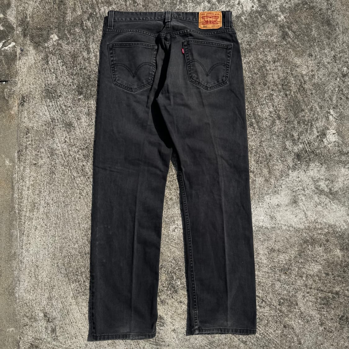 [34] 리바이스 505 블랙 데님 팬츠 상품이미지2
