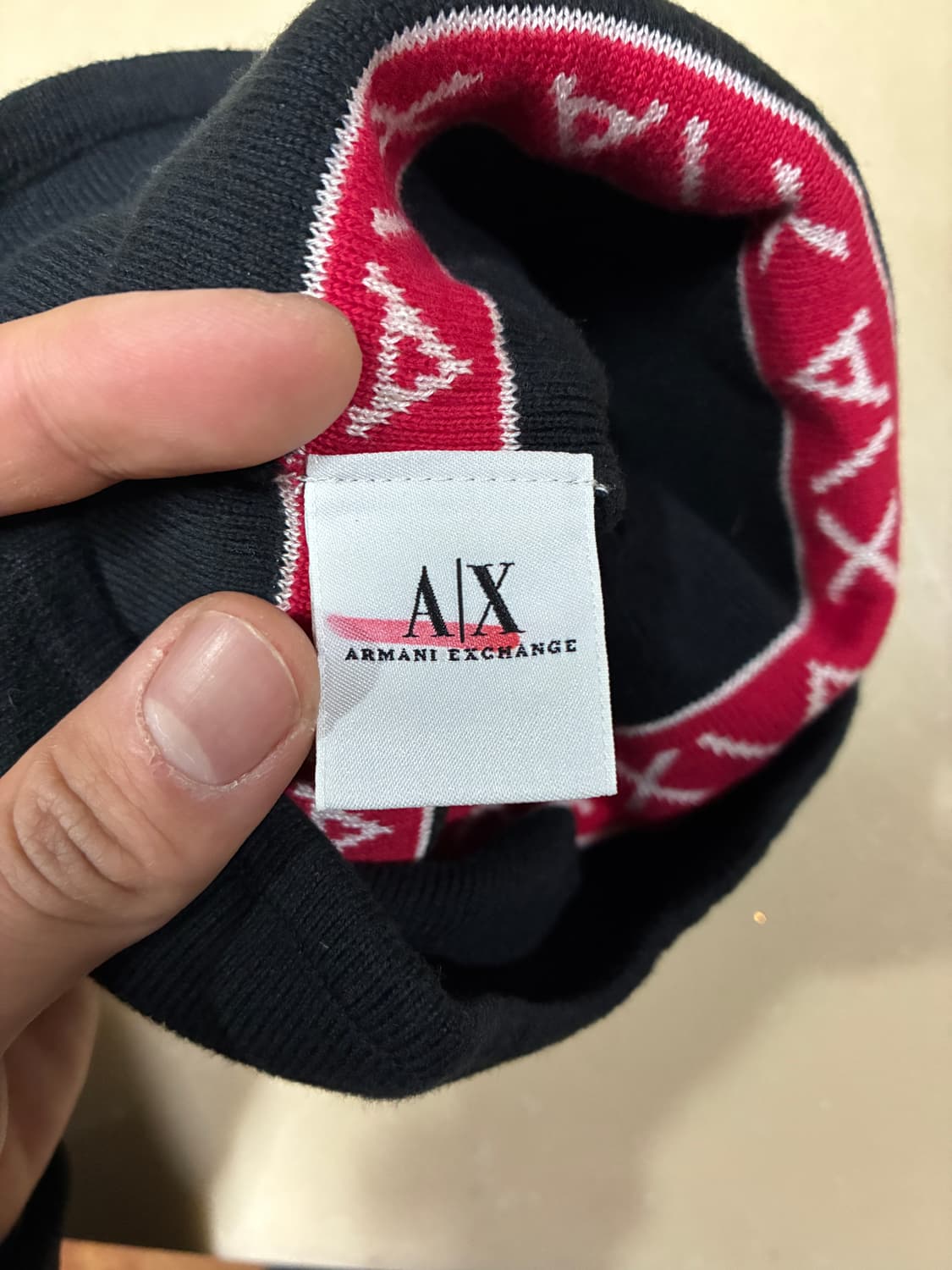 알마니 익스체인지 이어플랩 비니 상품이미지4