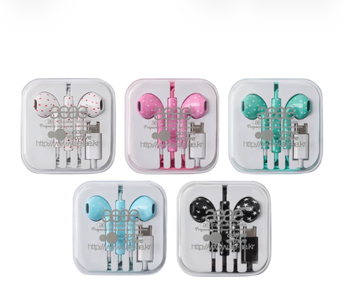 급처 /세일 ) aeae이어폰 핑크 판매 상품이미지1