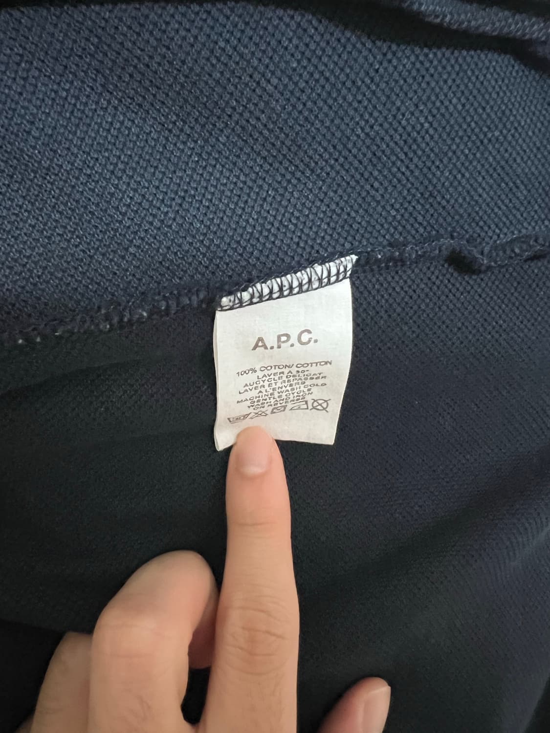 A.P.C 네이비 셔츠 상품이미지4