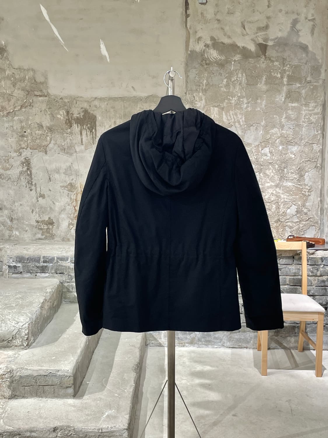 질샌더 블랙 멀티플 플랩 포켓 히든 집업 다운 자켓 상품이미지6