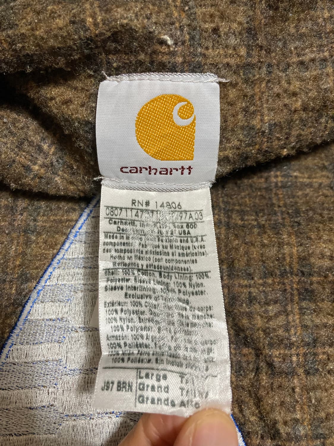 칼하트 디트로이트 워크 자켓 상품이미지7