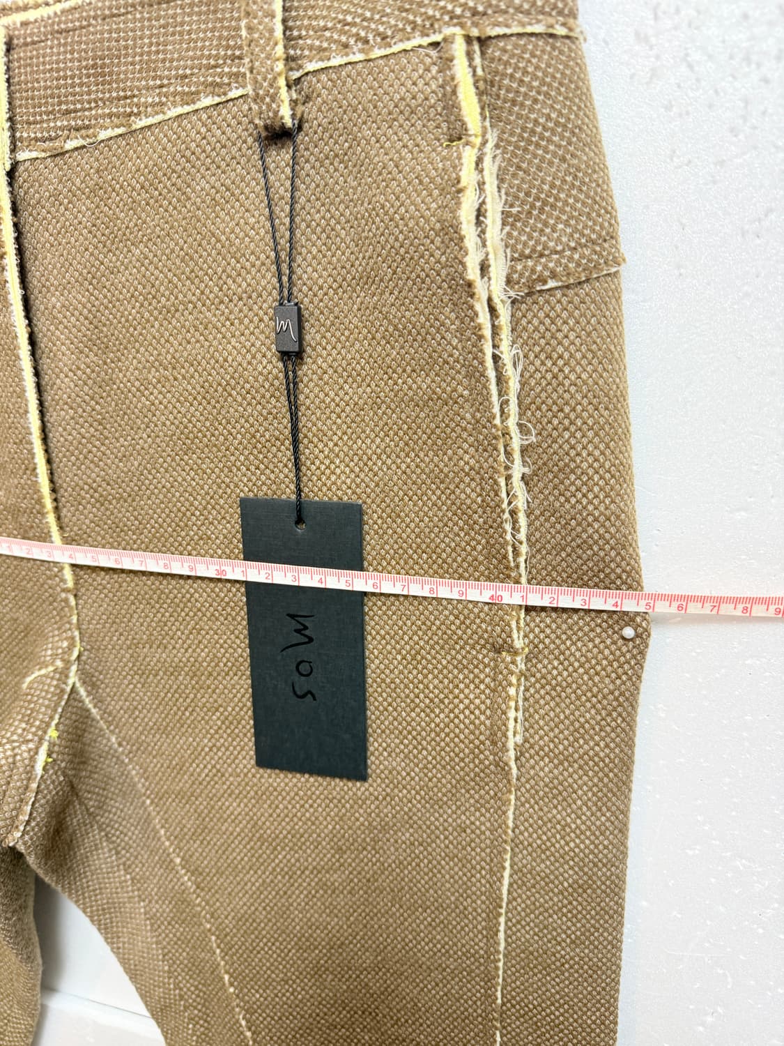 (새상품)MOS EDITION 모스에디션 텍스처 슬림 팬츠 55 / 브라 상품이미지8