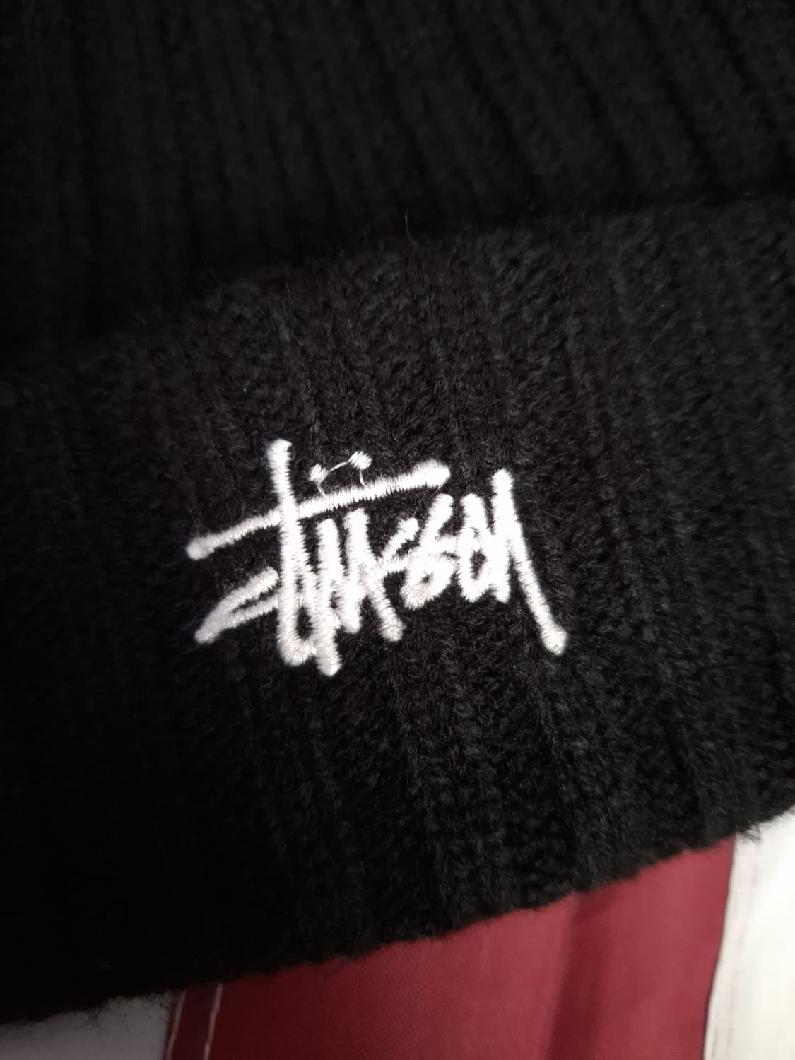 특A 오리지날 스투시 자수로고 블랙 비니 상품이미지2