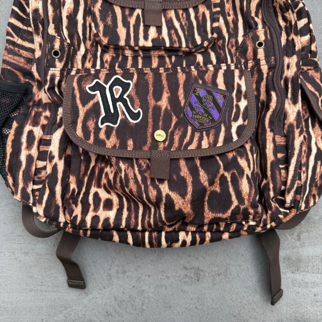 폴로 랄프로렌 레오파드 백팩 상품이미지3