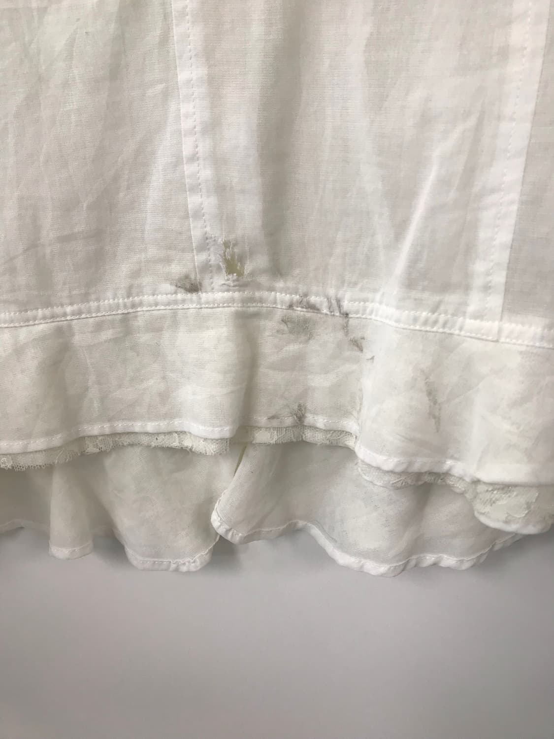 빈티지 레이스 화이트 린넨 자켓 상품이미지6