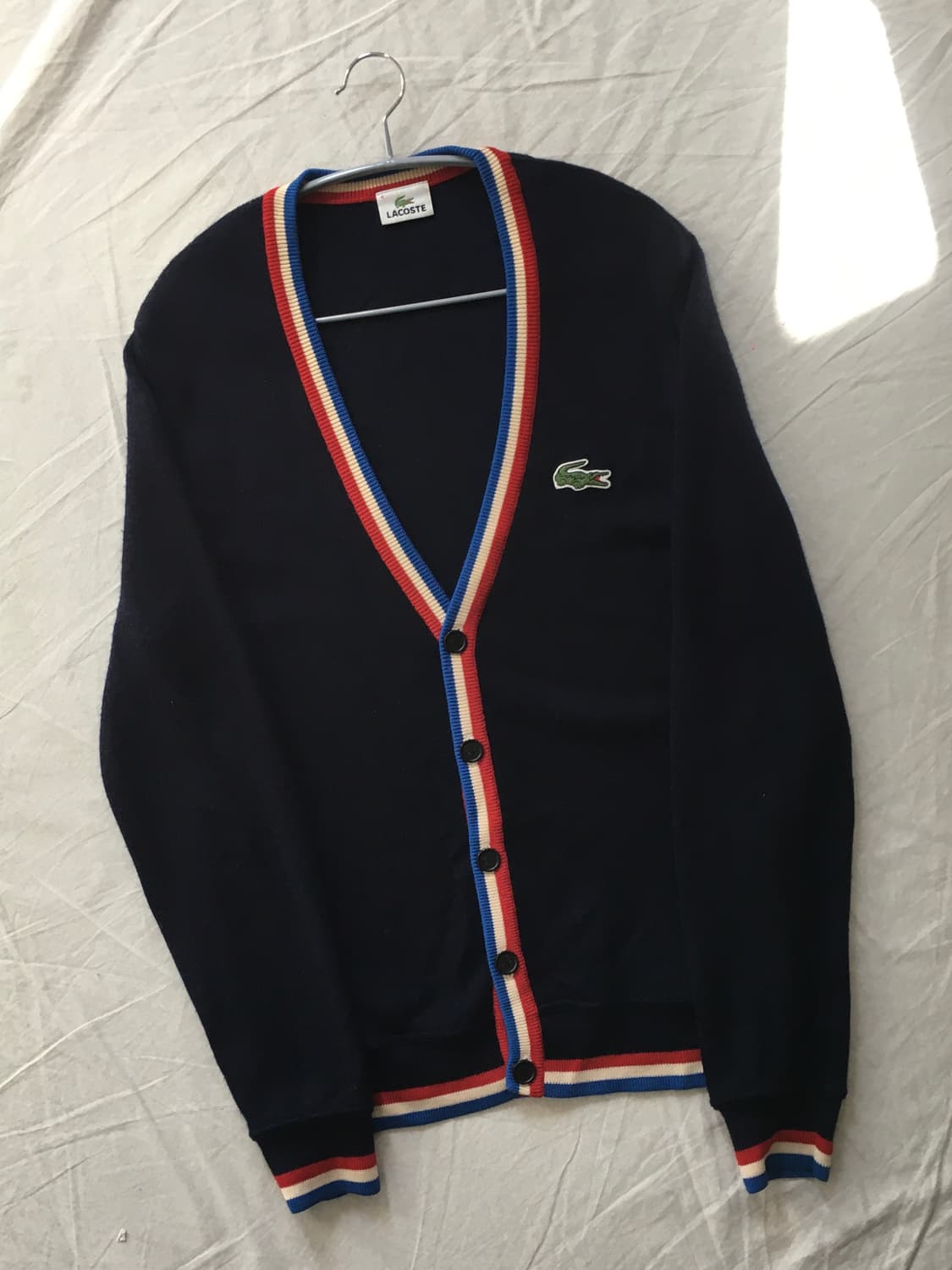 라코스테 배색 가디건 상품이미지3