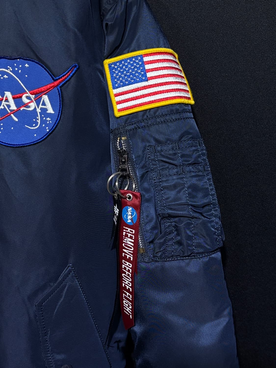 알파 ma-1 나사패치 항공점퍼  상품이미지10