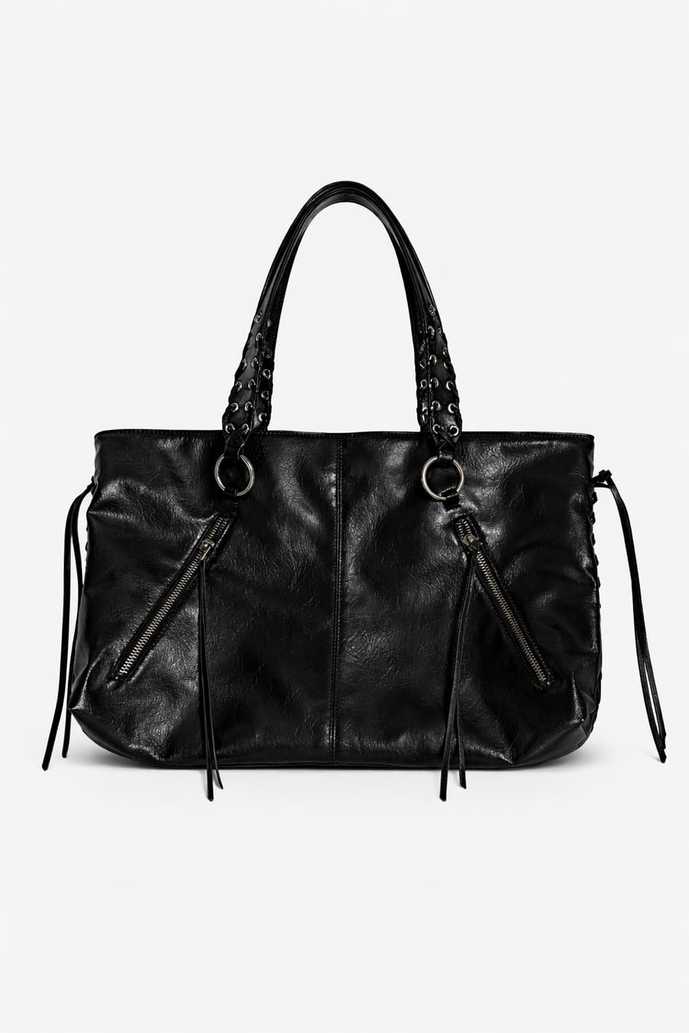 ZARA Vintage Leather Tote Bag 상품이미지1