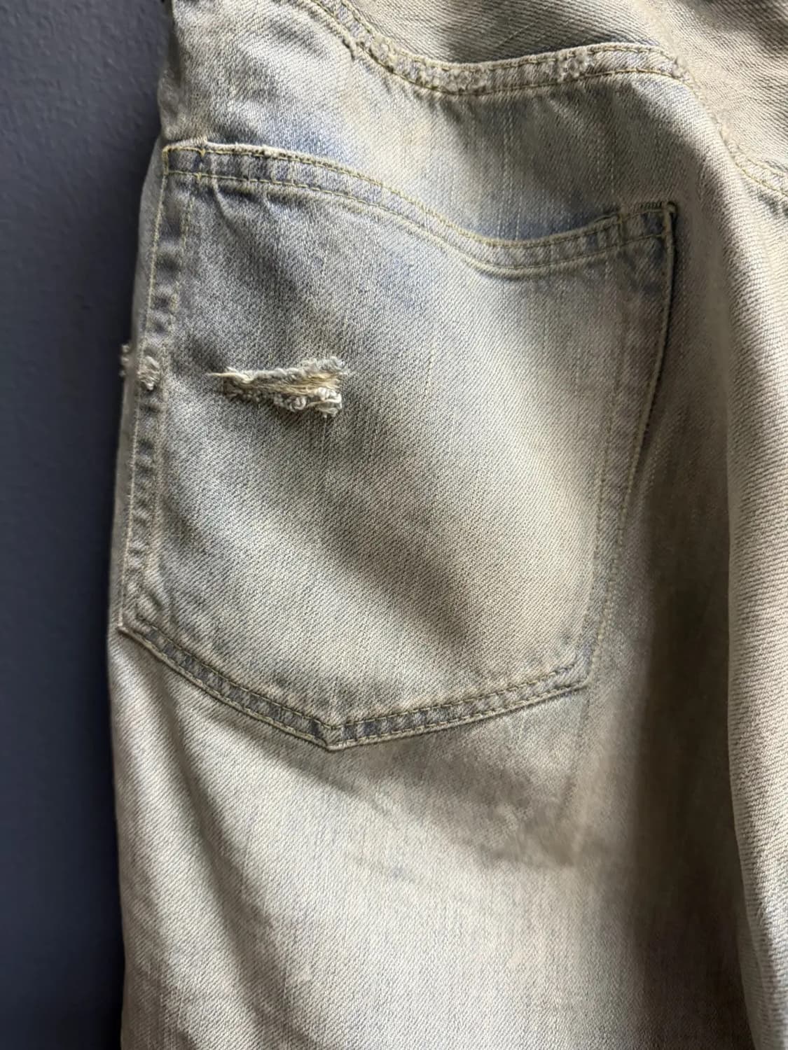 26ss No.37 Washed Wide Denim Pants 상품이미지6