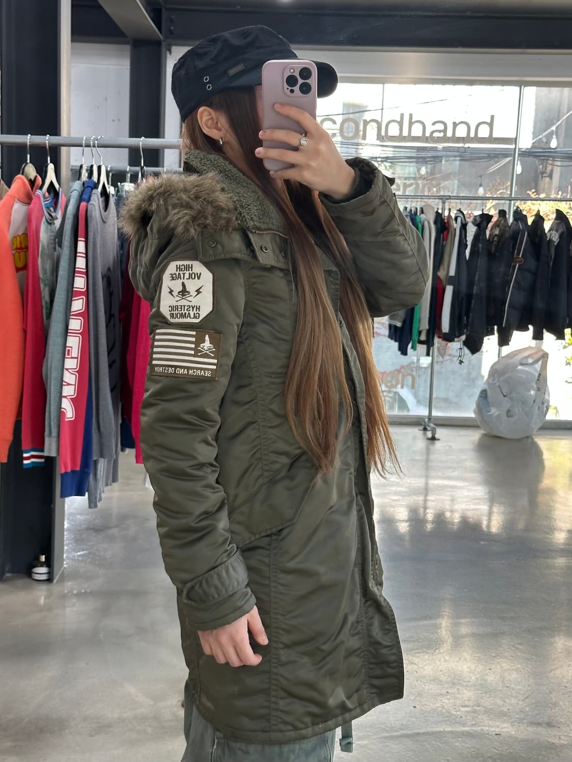 히스테릭글래머 N3b PRIMALOFT 모즈 파카 점퍼 상품이미지4