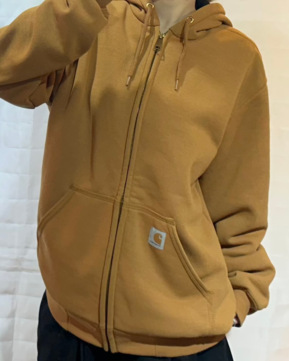 칼하트 된장 후드 집업 상품이미지1