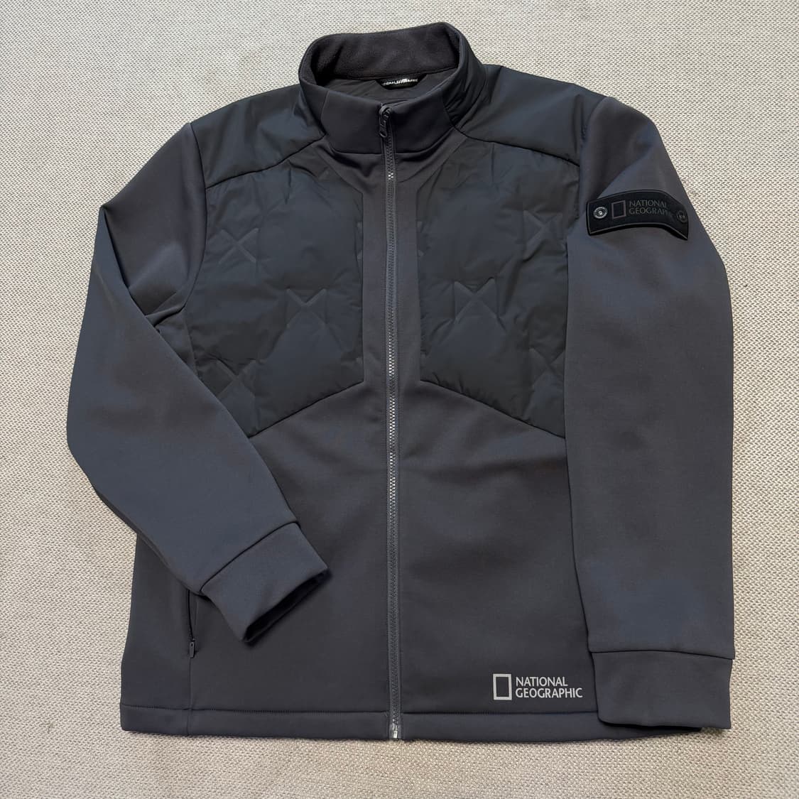 내셔널지오그래픽 퀄팅 쉘 경량패딩 상품이미지1