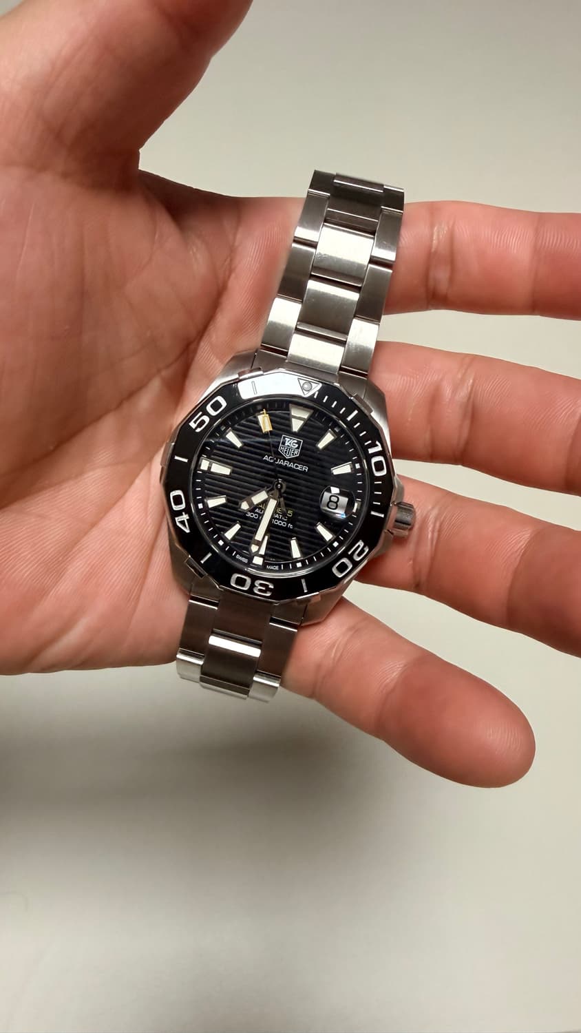 태그호이어 아쿠아레이서 300 블랙 오토 41mm 상품이미지1