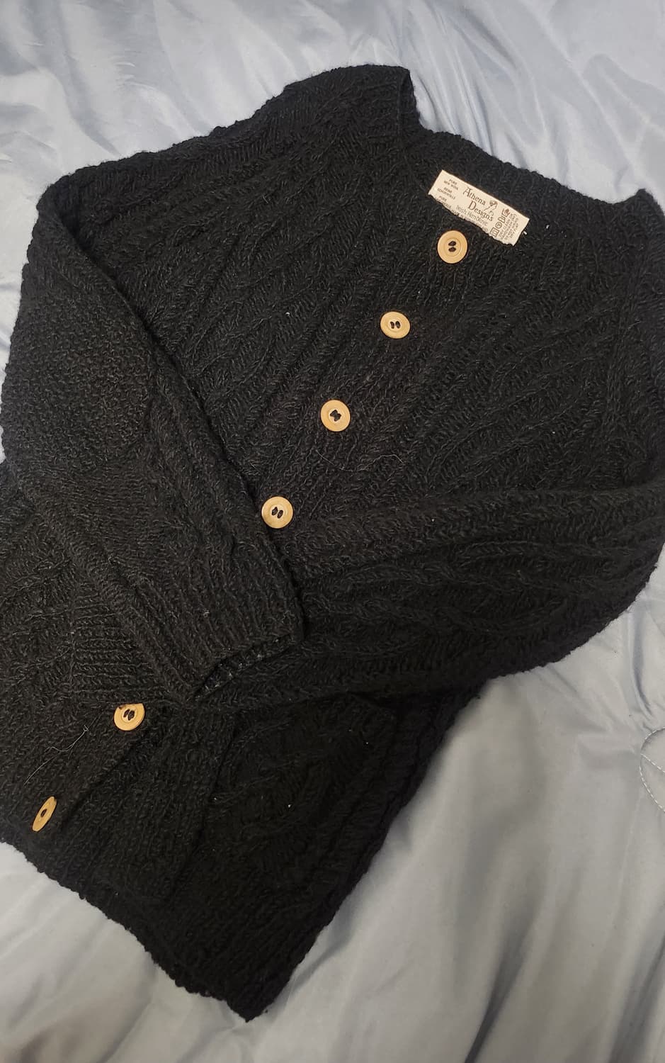 아테나 디자인 울 니트웨어 가디건 상품이미지8