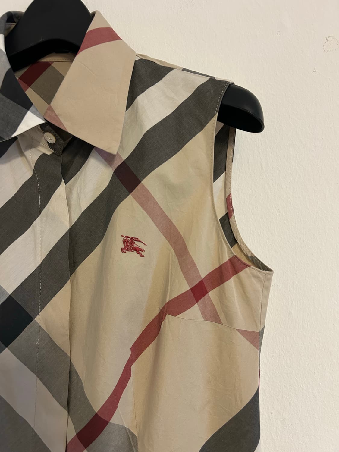 버버리 런던 체크 슬리브리스 셔츠 상품이미지2