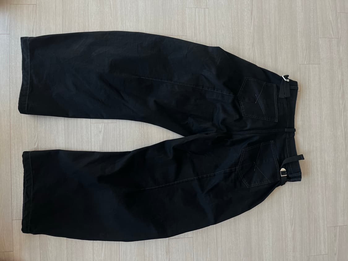 인템포무드 뉴하운 커브드 팬츠_블랙 XL 상품이미지4