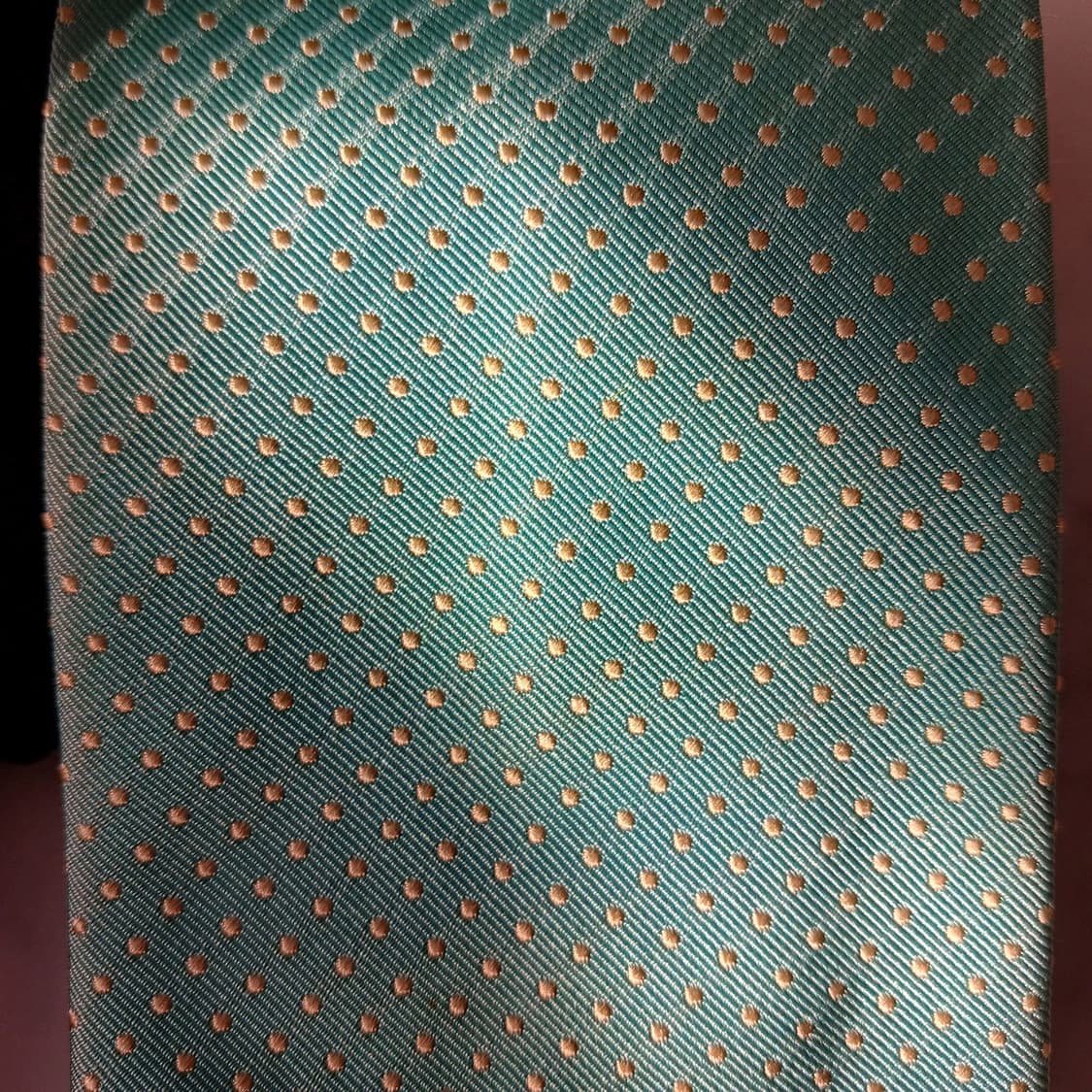 휴고보스 실크 민트 도트 넥타이 8.8cm A등급 A19243
 상품이미지6