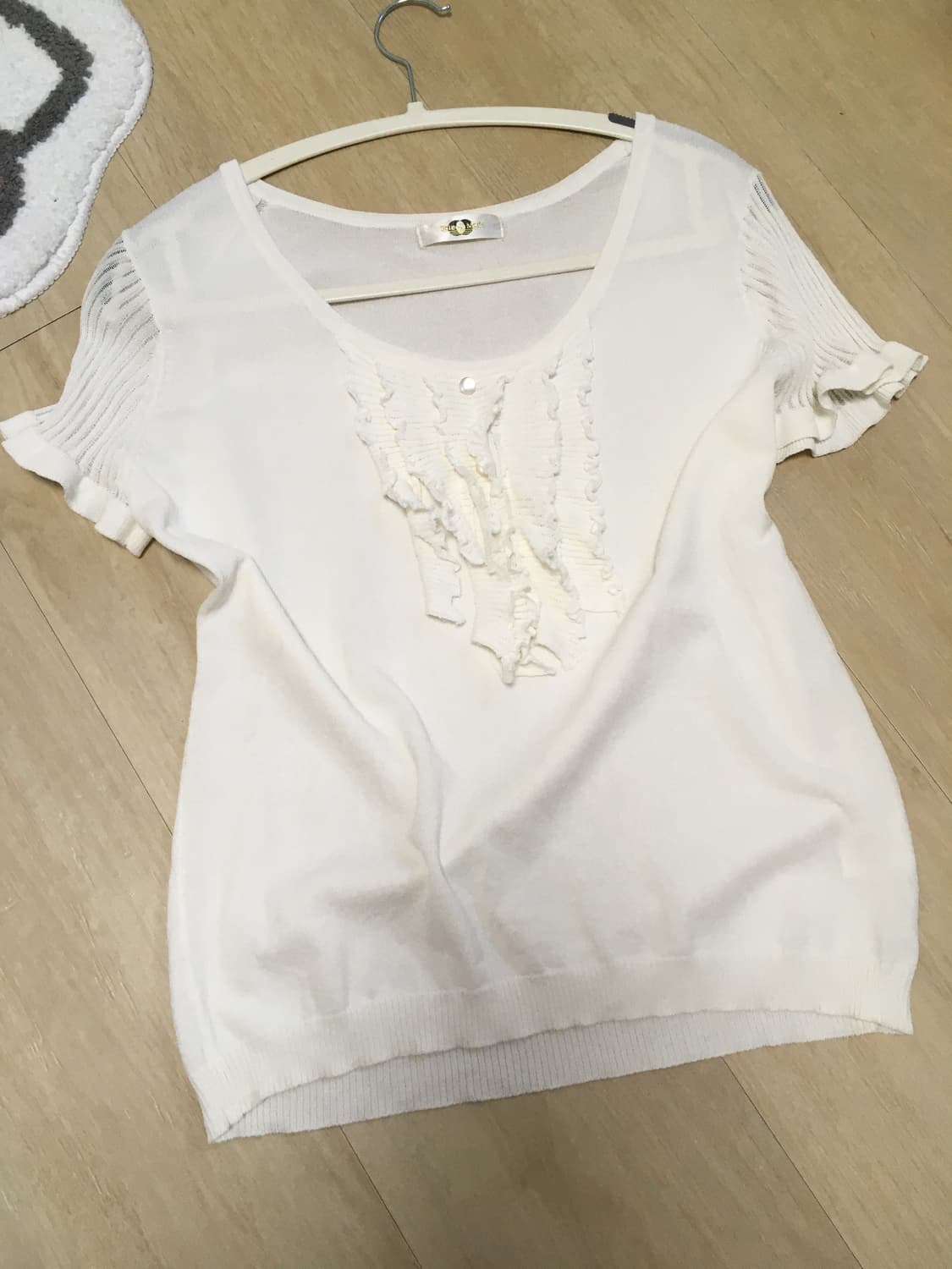 (vtg) 일본빈티지 모리걸 레이스 반팔니트 상품이미지1