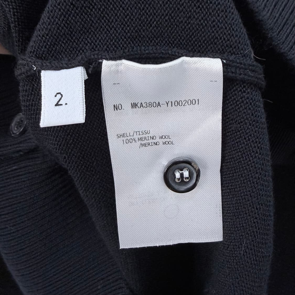 [미사용/2] 톰브라운 사선완장 인타르시아 아이콘 울 니트 블랙 상품이미지7