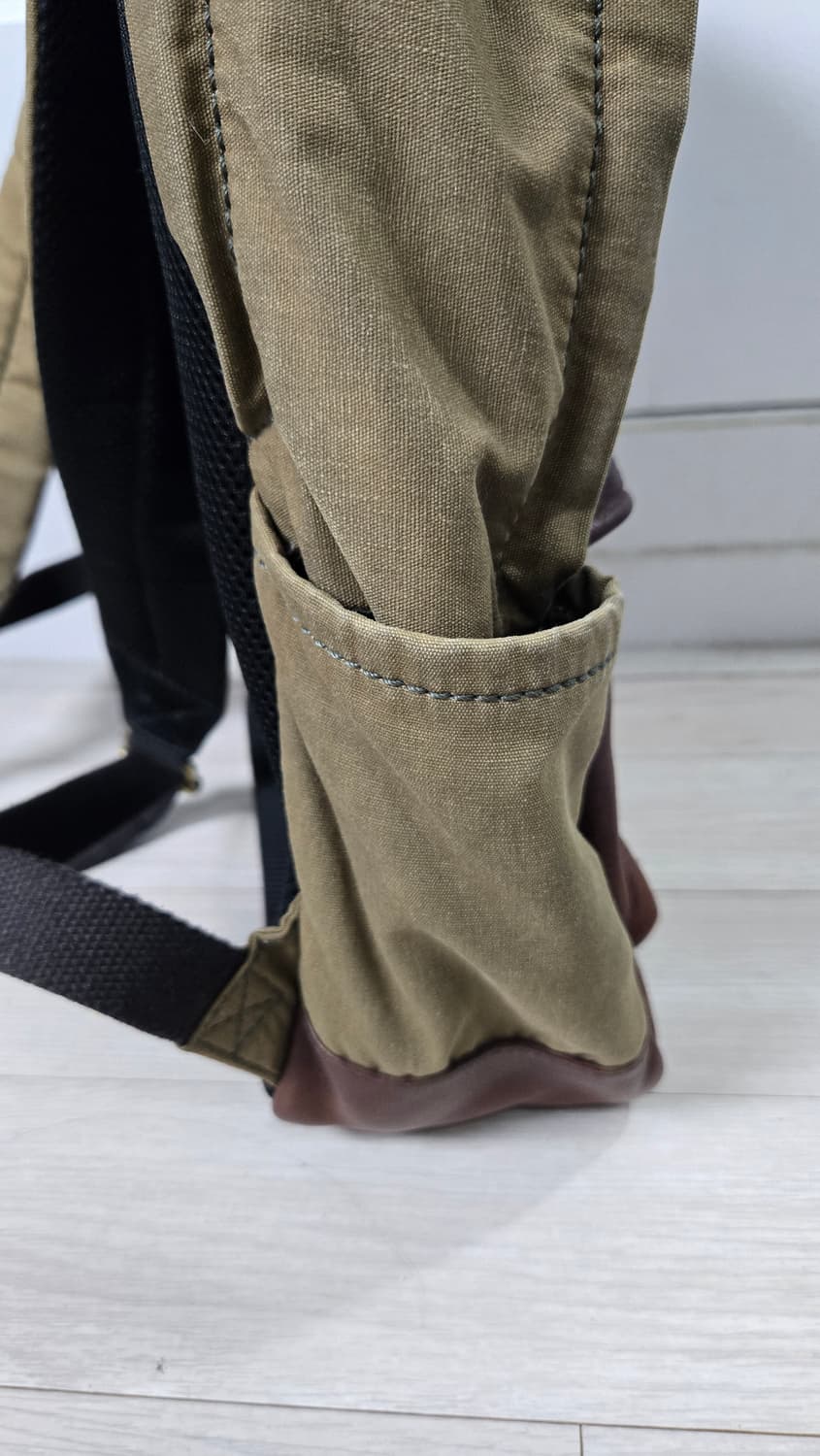 파슬fossil 빈티지 캔버스레더 백팩 상품이미지4