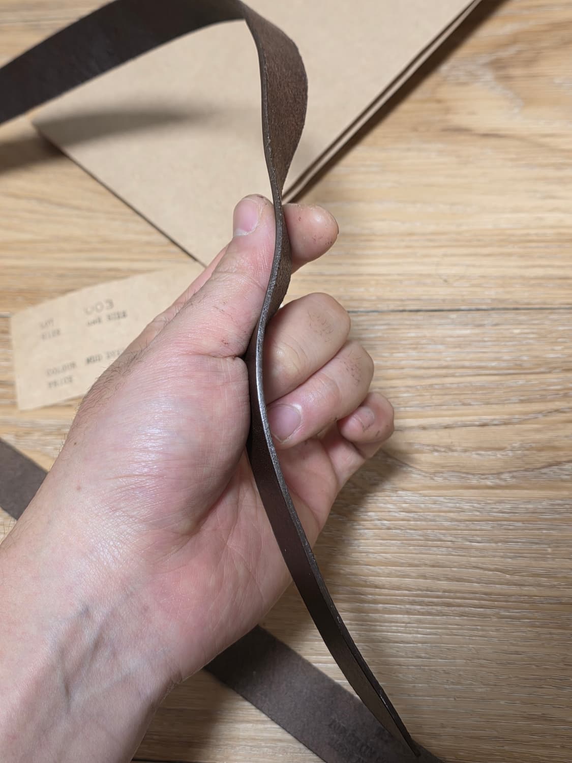 1회착 택포20만)25fw타이가 타카하시 003벨트 머드다이 상품이미지8