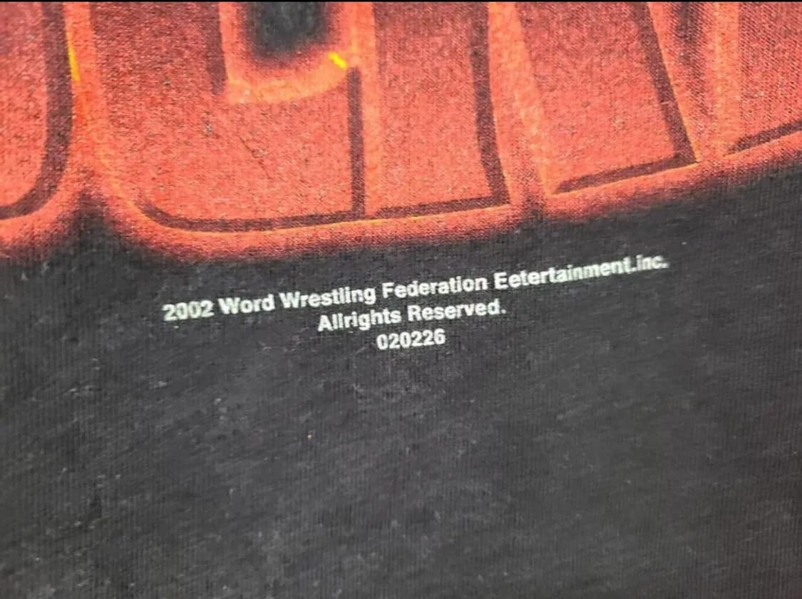 2002 WWF 더락 빈티지티셔츠 상품이미지5