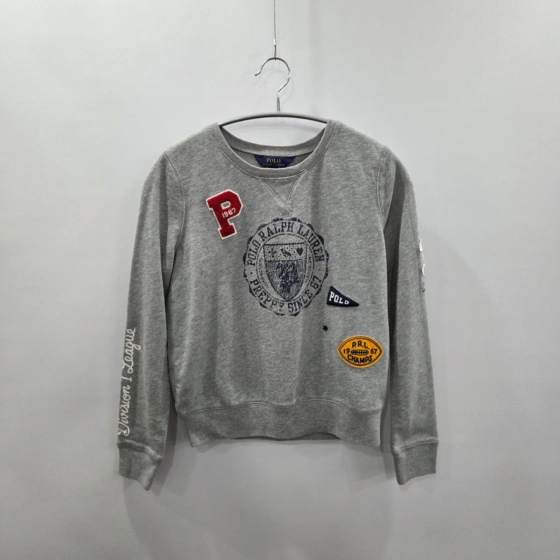 폴로랄프로렌 키즈 자수 프린팅 맨투맨 L/12/14 상품이미지1