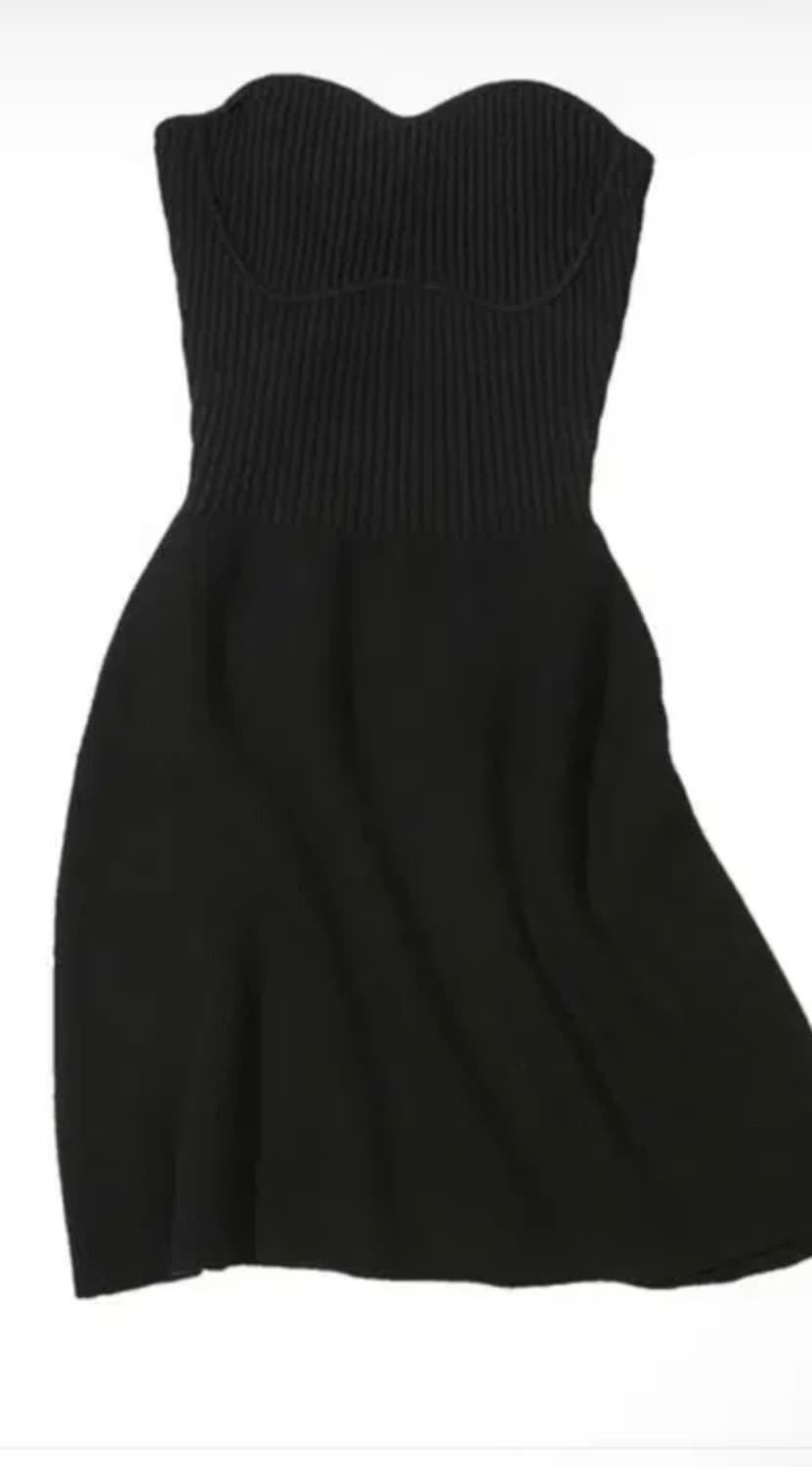 (WOMEN) ANETA BUSTIER COKTAIL KNIT DRESS 상품이미지2