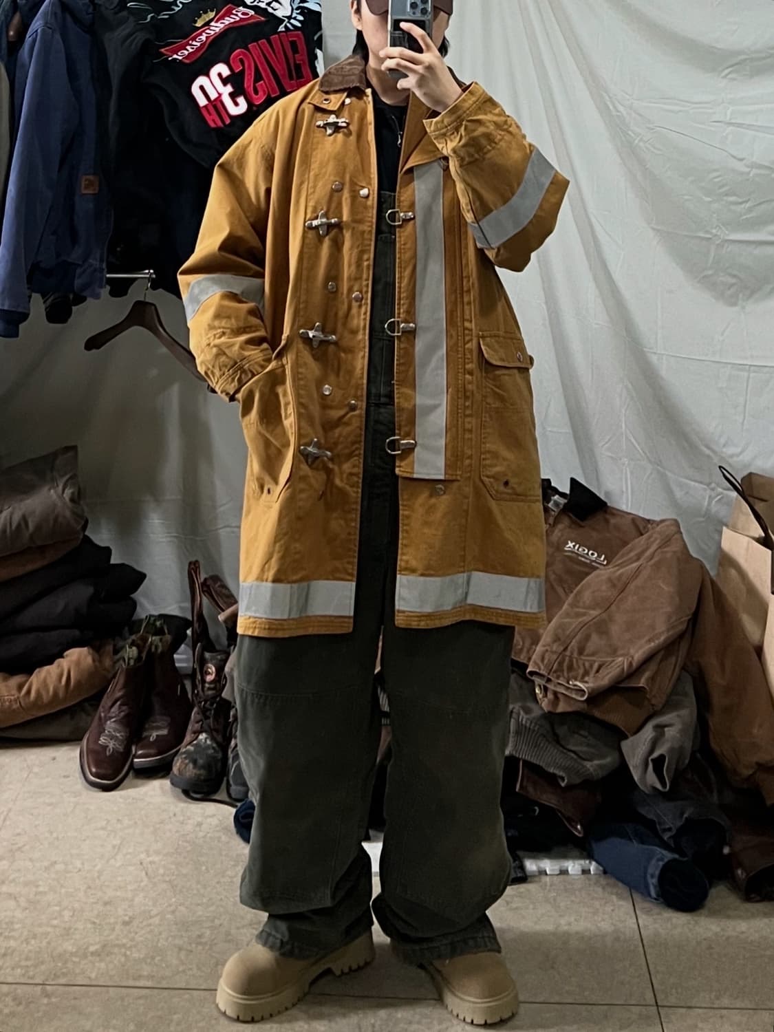 휴스턴 파이어맨 코트 자켓 상품이미지4