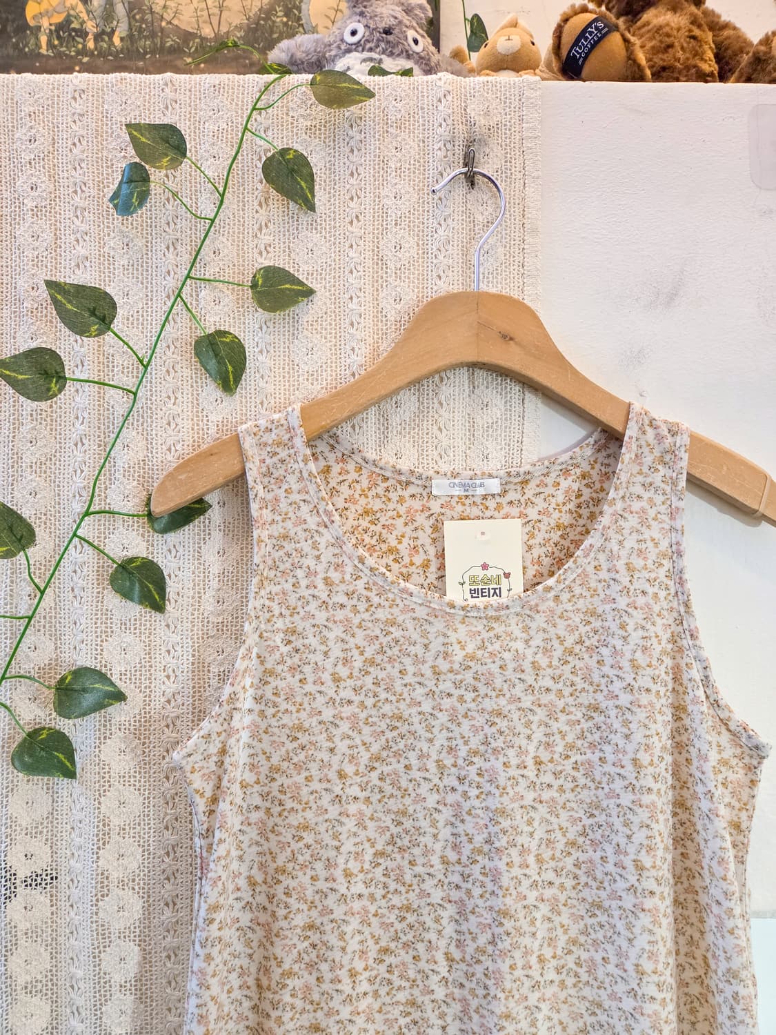 잔꽃 민소매 원피스 상품이미지2