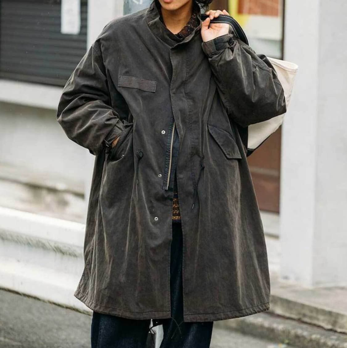 [L] 프릭스스토어 M65 라이너 세트 페이디드 블랙 상품이미지8