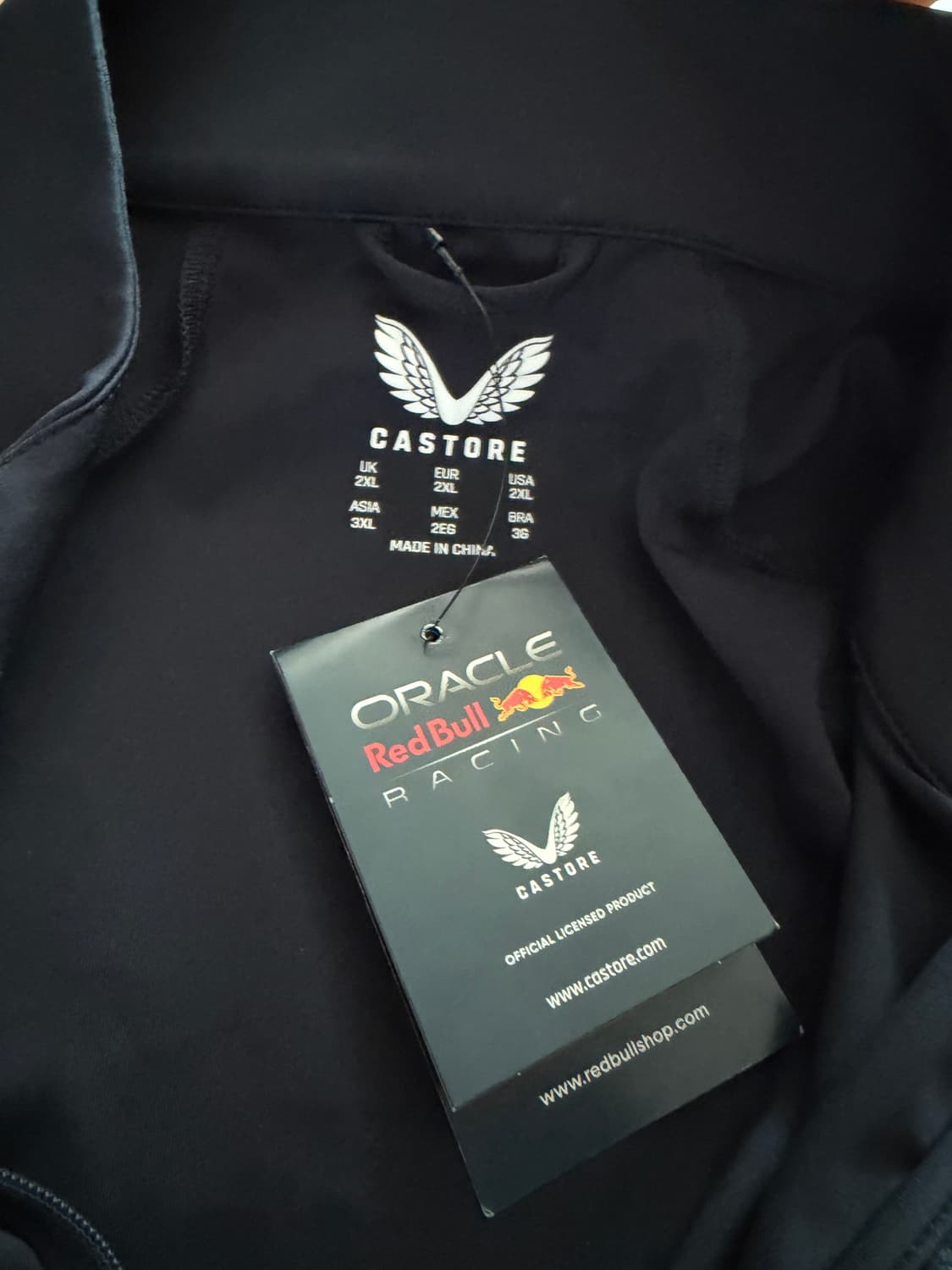 (새상품) castore 오라클 레드불 레이싱 하프집업 스웻셔츠 2XL 상품이미지4
