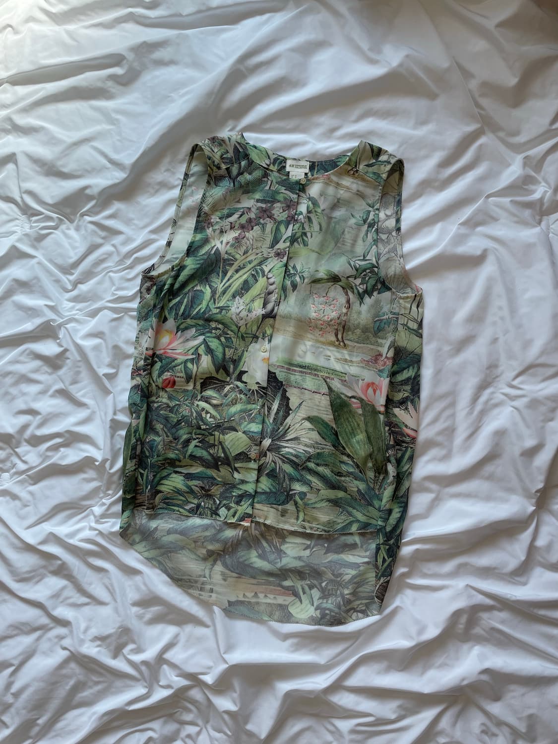 H&M 트로피컬 프린트 블라우스 상품이미지1
