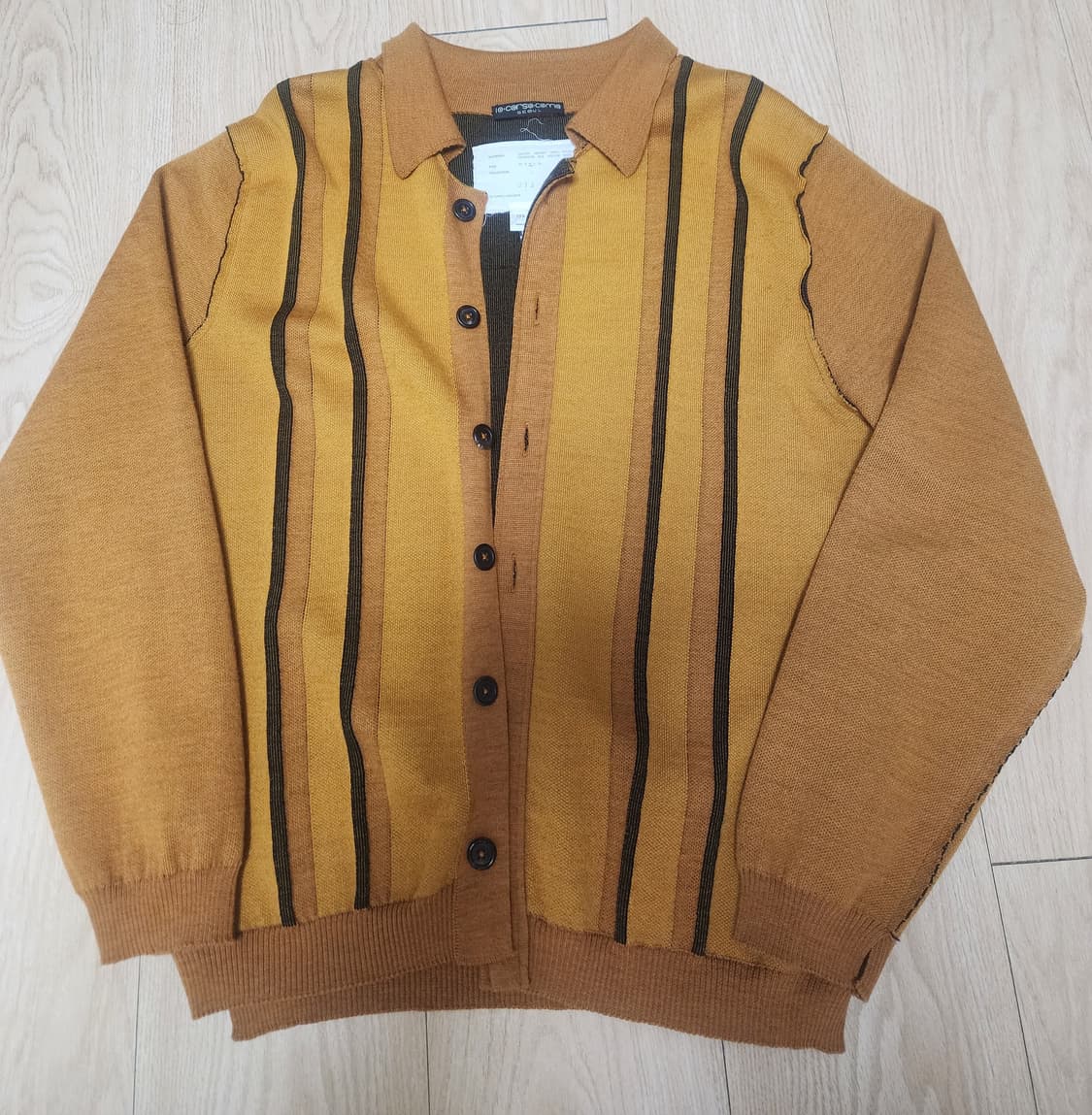 카미엘포트젠스 70's 가디건(옐로우브라운) 상품이미지1