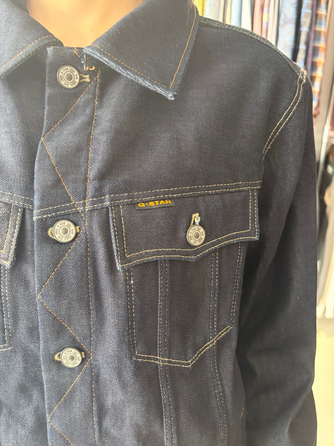 G-STAR RAW 인디고 데님 트러커 자켓 상품이미지2