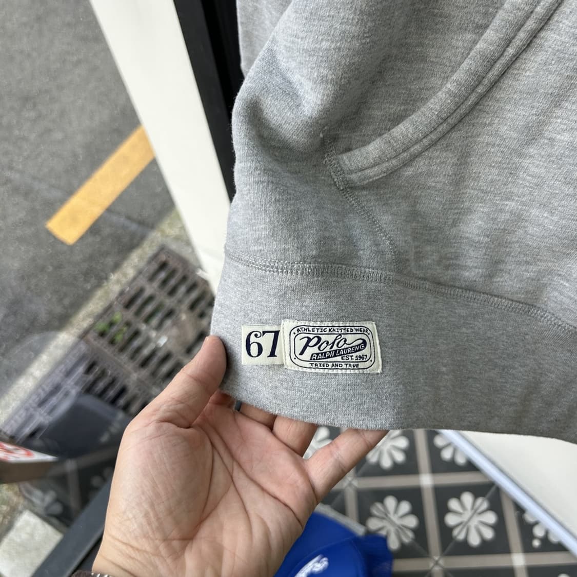15369 - 폴로 랄프로렌 그레이 빅로고 후드티 상품이미지4
