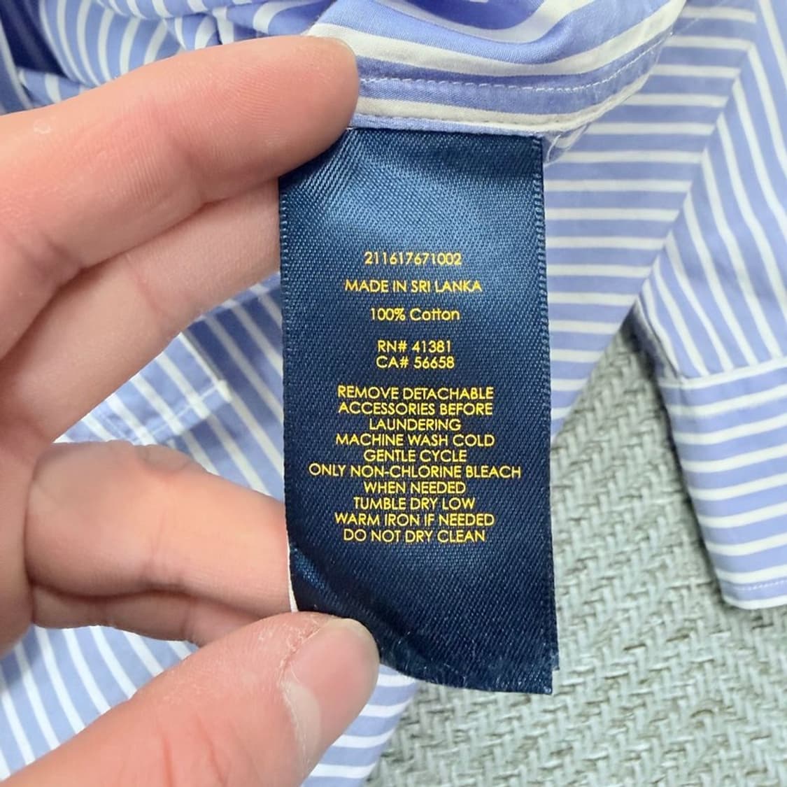 폴로랄프로렌 스트라이프 셔츠 v2693 상품이미지7