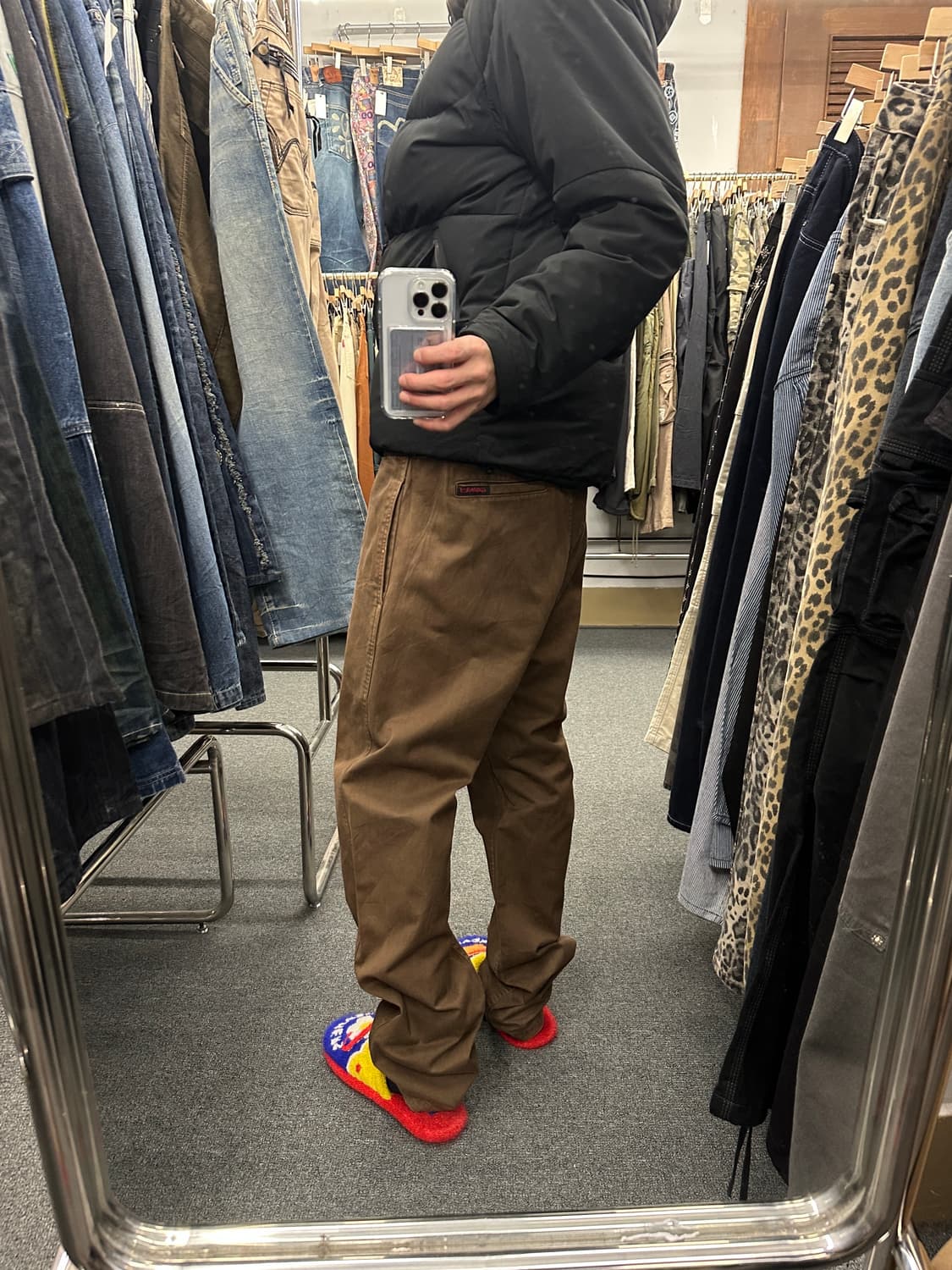 M) 그라미치 브라운 코튼팬츠 상품이미지2